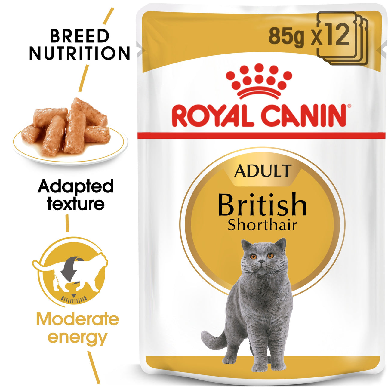 Feline Breed Nutrition British Shorthair (Wet Food - Pouches)