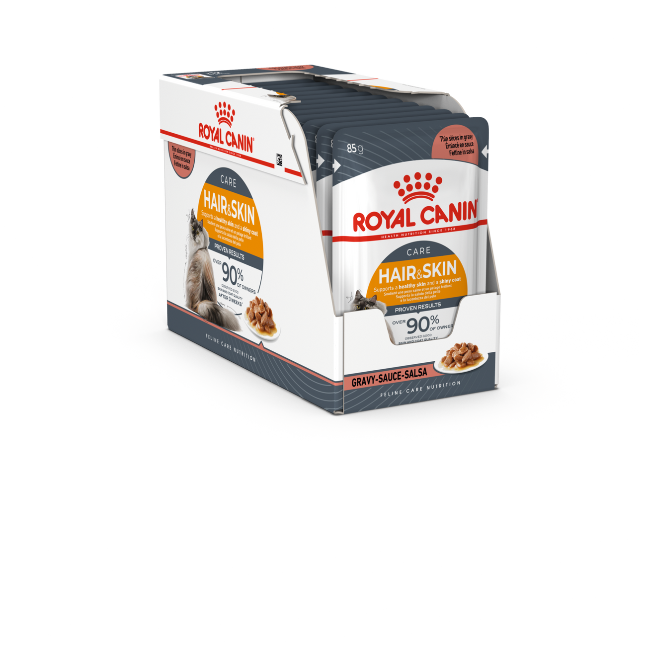 Feline Care Nutrition Hair & Skin Gravy (Intense Beauty) (Wet Food - Pouches) 12X85G