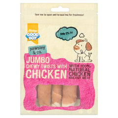 Jumbo Chicken Chewy Twists - 100G