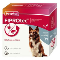 Fiprotec For Medium Dog - 4 Pipettes