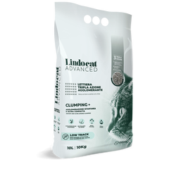 Natural Bentonite Lindocat Advanced Clumping + Low Track 10 L (Fragrance Free)