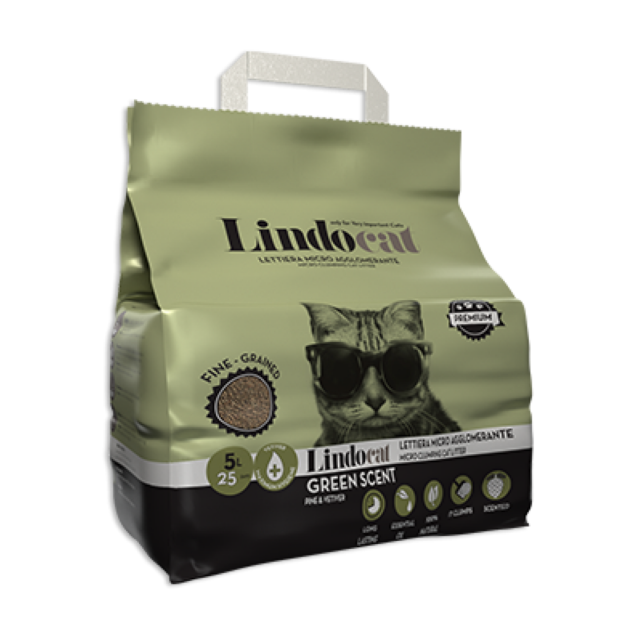 Bentonite Green Scent - 5 L (Pine And Vetiver Fragrance)